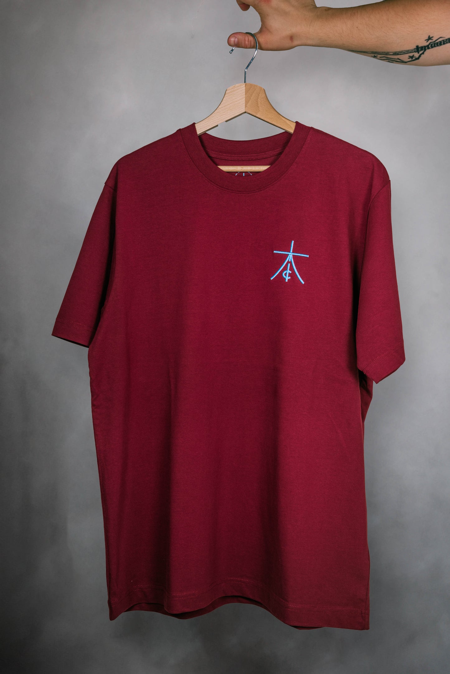 SAHARA T-shirt BURGUNDY
