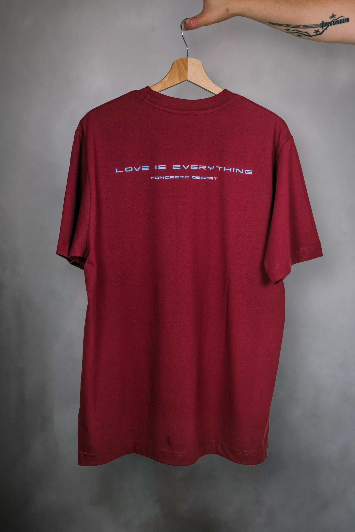 SAHARA T-shirt BURGUNDY