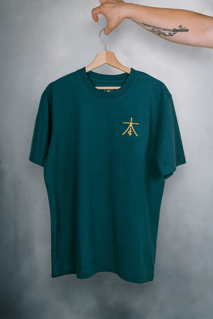 SAHARA T-shirt GLAZED GREEN