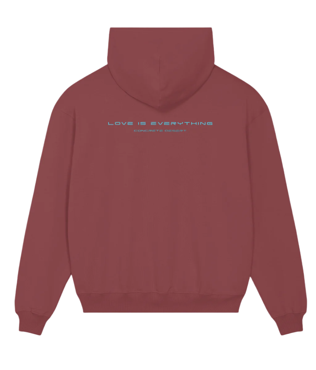 SAHARA Hoodie BURGUNDY