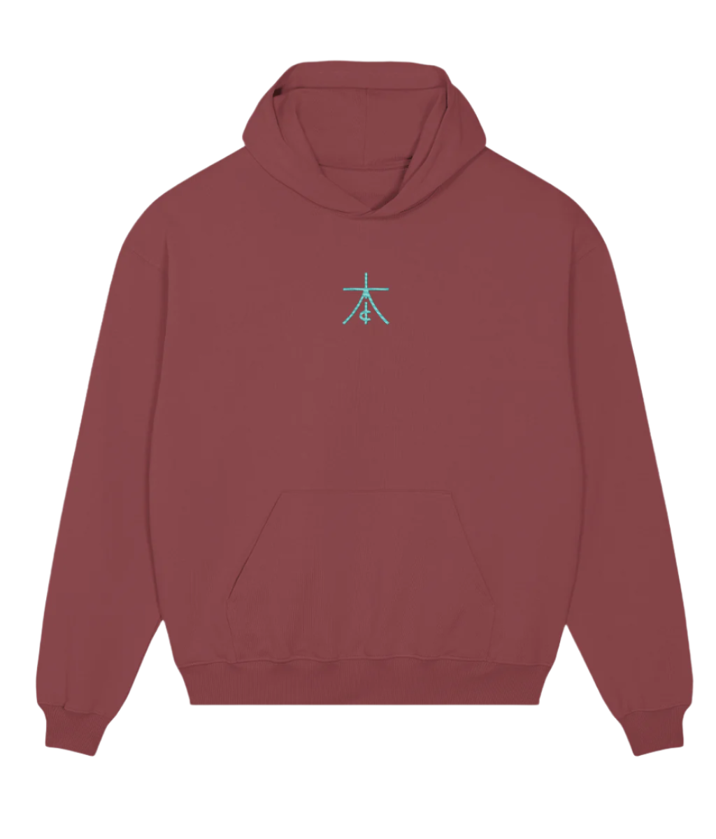 SAHARA Hoodie BURGUNDY