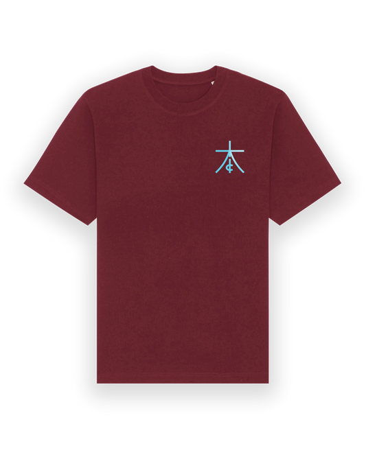 SAHARA T-shirt BURGUNDY